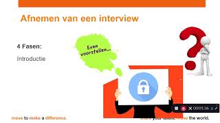 1B Afnemen van een interview